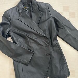 Vintage Black Leather Jacket